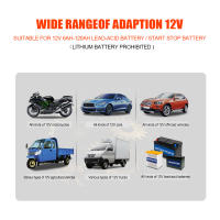 Cargador Inteligente De Batería De Coche Y Motocicleta 12V 6A Para Baterías De Ácido Plomo Con Pantalla LCD Digital - details 9
