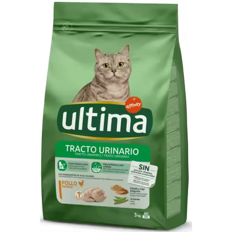Última Tracto Urinario Pienso Con Pollo Para Gatos 750 Gr - 1