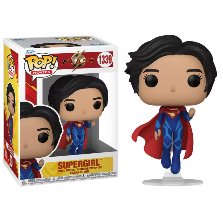 Figura Pop Dc Comics The Flash Supergirl-Figura de Vinilo Coleccionable - Idea de Regalo- Mercancia Oficial - Juguetes para Niños y Adultos - Movies Fans - Muñeco para Coleccionistas y Exposición - 1