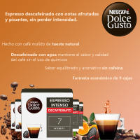Dolce Gusto - Pack Especial Espresso Intenso Descafeinado (144 Unidades) | La Intensa Experiencia del Espresso sin Cafeína, con Sabor Completo y Aromas Picantes, para Disfrutar sin Límites y con una Crema Generosa - details 0