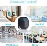 Timbre inalámbrico - Timbre inalámbrico para Exterior resistente a Agua hasta 300 m con indicador LED, 58 melodías, 4 volúmenes ajustables para Puertas de Casa, oficina, hotel, etc. - details 2