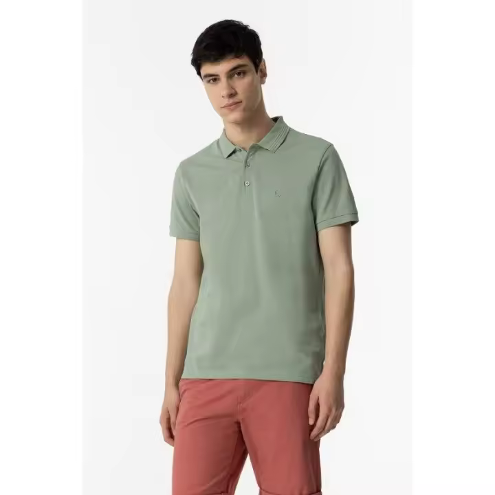 Hombre Marcas Polos Ropa Tiffosi Tiffosi hombre  Polo-Tiffosi- Manning_2 verde pistacho - 1