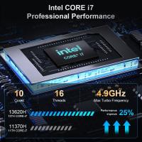 Portátil Ninkear N16 Pro, Pantalla IPS de 16' 2.5K 120Hz, Intel Core i7-13620H 4.9GHz, 16GB DDR4, 512GB de SSD PCIe, Cuerpo de Metal, WiFi 6, Bluetooth 5.0, Doble Type-C, Portátil con Windows 11 Pro - details 3