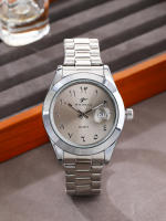 Reloj De Cuarzo Para Hombre Reloj De Pulsera De Moda Sencilla Y Lujo Para Uso Diario Y Negocios Con Calendario Pantalla Con Marcas Numéricas De Arábigas Material De Acero Inoxidable Resistente Al Agua - details 22