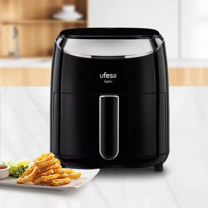 Freidora de Aire Ufesa 3.5L con Cubeta Antiadherente, Libre de BPA y PFOA, Ideal para Familias de 3 Personas - 1
