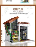 Bloques De Construcción Creativos De Ciudad Para Café Y Tienda De Juguetes Modelo De Edificio MOC Vistas De Calle Arquitectura Modular Regalo Para Niños Y Niñas - details 3