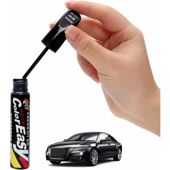 Bolígrafo De Retoque Para Auto, Bolígrafo Reparador De Arañazos Para Automóviles, Arañazos Para Reparación De Pintura, Antiarañazos Para Carrocería, Coche, Bicicleta, 1 Unidad, Negro - 1