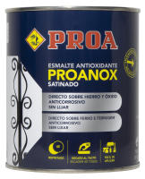 Esmalte antioxidante directo sobre óxido. SATINADO. 250 ML. Pintar sobre hierro y óxido sin necesidad de imprimación. PROANOX. PROA. - details 1