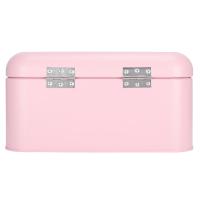 Caja De Almacenamiento Para Pan Rosa En Hierro Organizador Retro No Tóxico Accesorios De Cocina Contenedor Para Pan - details 7