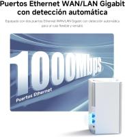 Xiaomi Mesh System AC1200 (1-Pack) Sistema | Red de Malla Estable Cobertura Wi-Fi Velocidad hasta 1200Mbps | 2 Puertos RJ-45 Banda de 2,4 GHz y 5 GHz | Conectividad en Línea Estable para 10 dispositivos | Puerto GigaBit | Función Mesh - Color: Blanco - details 9