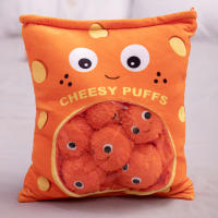 Juguete De Peluche Lindo En Polvo De Queso 6 Piezas Almohada De Snack Para Niños Regalo De Cumpleaños Para Niño Y Niña - details 0