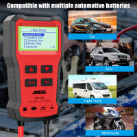 ANCEL BST100 Analizador De Baterías De Coche 12V Prueba De Circuito De Carga Y Arranque Herramienta Multilenguaje Para Baterías 220Ah 2000CCA - details 5