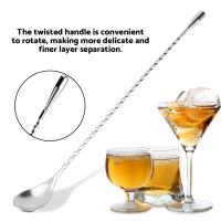 Muddler De Acero Inoxidable 20cm Barra Mezclador De Cocktails Martillo De Hielo Picado Cuchara De Barra Long Drink Cuchara De Bartender Accesorio De Barra - details 2
