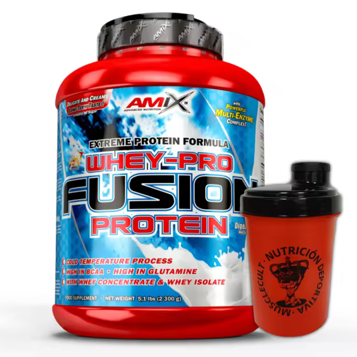 Whey Pure Fusion 2,3 kg - Amix Nutrition + Shaker│Incremento muscular│enzimas digestivasDIGEZYME® - 1