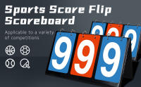 Tablero De Puntuación Scorekeeper Para Baloncesto Voleibol Tenis Y Ping Pong Con Pantalla Digital De 4 Dígitos - details 1