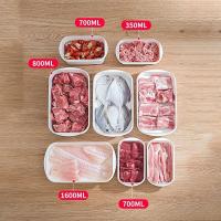 Contenedores De Almacenamiento Para Cocina Y Nevera Blancos Organizador De Alimentos Sellado Fresh Box Caja De Alimentos - details 5