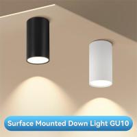 Lámpara De Techo LED Con Bombilla Reemplazable GU10 Para Dormitorio Porche Sala De Estar Fuente De Aluminio 85-265V AC - details 0