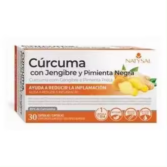 Natysal Cúrcuma Con Jengibre Y Pimienta Negra 30Caps - 1