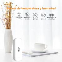 Sensor Inteligente De Temperatura Y Humedad WiFi Control Remoto Por App Compatible Con Alexa Y Google Home Para Interior - details 11