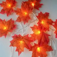 Luz De Maple Artificial 3/5M Hojas De Árbol De Navidad Decoración De Jardín Guirnalda Lámpara Para Fiesta Y Decoración Del Hogar - details 5
