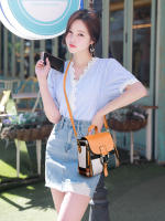 Mochila De Piel PU Pequeña Para Mujer Estilo Retro Cuadros Calidad Superior Viaje Mochila Escuela Bolsa De Hombro Moda - details 5