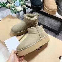 Botas De Nieve Para Mujer Invierno 2024 Impermeables Antideslizantes Con Almohadilla De Plush Suela De Goma Tacón Plataforma Botas De Tobillo Gruesas - details 1