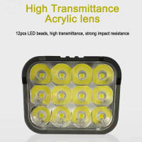 Luz De Bicicleta Frontal LED Recargable Con Silbato Seguridad En Noche Ciclismo Lámpara De Manillar IPX 5 5 Modos De Iluminación Carga Tipo-C - details 4