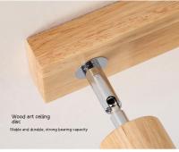 Lámpara De Techo LED En Madera E27 Para Baño Y Restaurante Iluminación De Pasillo Y Mirador Soporte De Pared No Dimmable Fuente De Luz LED - details 12