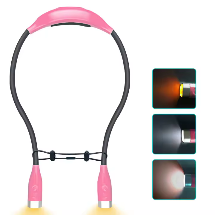 Nueva lámpara LED de Cuello para Lectura E iluminación de Lectura, lámpara de ancla de Belleza, lámpara LED portátil para correr de noche al Aire Libre - 1