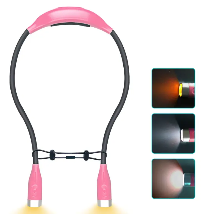 Nueva lámpara LED de Cuello para Lectura E iluminación de Lectura, lámpara de ancla de Belleza, lámpara LED portátil para correr de noche al Aire Libre - 1
