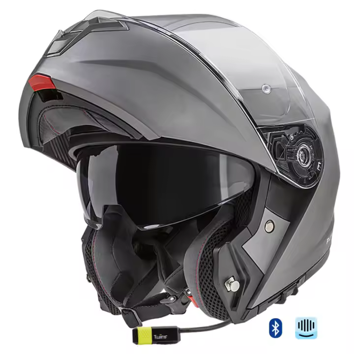 Casco de Moto Modular Garibaldi G100 Antracita Mate Bluetooth-Intercom Integrado - 1