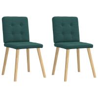 vidaXL Sillas de comedor 2 unidades en color Lino/Marrón oscuro/Negro y más | cómodas modernas ergonómicas para comedor cocina salón hogar - details 11