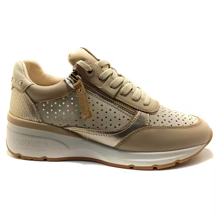 Carmela 162281   Sneakers  Para Mujer  Color Beig. - 1