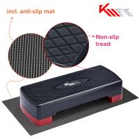 KM-Fit Aeróbico banco step fitnes stepper tablero altura ajustable 10/15 cm - details 6