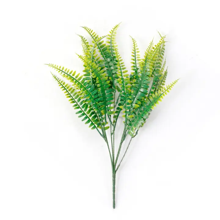 Ferni Artificial De Boston Falso Para Exteriores Plantas Falsas De Interior Esteros Y Hojas Rama De Arbusto Plantas Falsas - 1