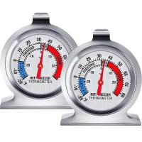Termómetro De Refrigerador Y Congelador Clásico En Escala Grande Con Indicador Rojo Preciso Para Nevera Y Cooler Pack De 2/4/16 Piezas - details 0