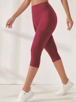 Pantalones De Yoga De Manga Larga Para Mujer Control De Abdomen Leggings De Alta Elasticidad De Color Sólido Con Bolsillos Laterales De Talla Alta Para Ejercicio - details 1