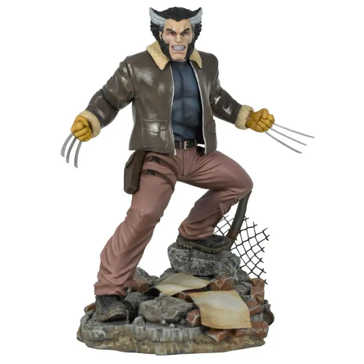 Figura diorama Lobezno X-Men Marvel 23cmFigura  Coleccionable - Idea de Regalo- Mercancia Oficial - Juguetes para Niños y Adultos - Movies Fans - Muñeco para Coleccionistas y Exposición - 1