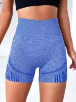 Shorts De Yoga Para Mujer Cintura Alta Fitness Running Pantalones De Gimnasio Levantamiento De Glúteos Sportswear Yoga Push up Shorts De Entrenamiento - details 14