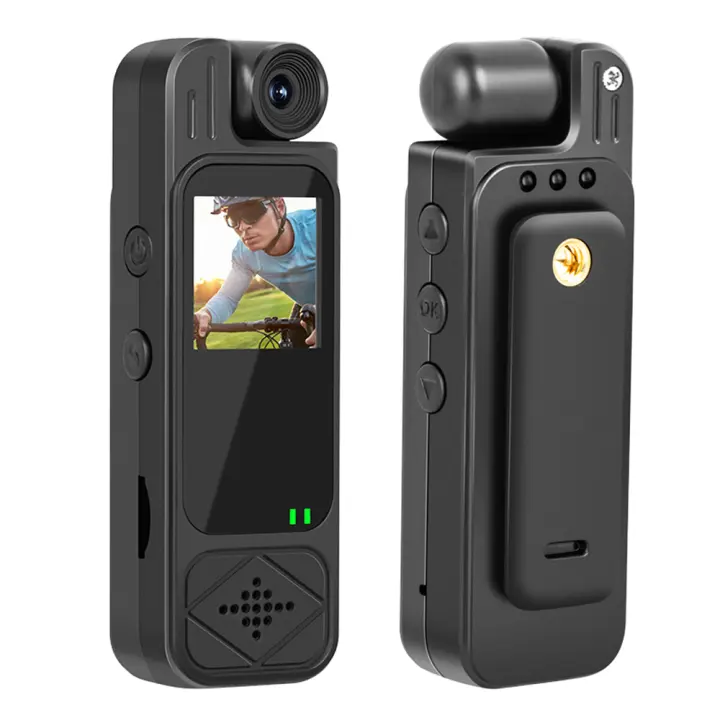 Cámara De Deportes HD1080P Mini Portátil Cámara Digital Pequeña Con Visión Nocturna Infrarroja Grabadora De Video Para Policía - 1
