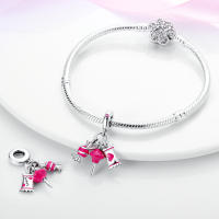 Encanto Original De Plata Para Joyería Moda Sombrero Conejo Encanto Cuentas Pulsera Ajustable Para Mujeres DIY Hecho De Zirconia - details 145