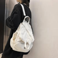 Mochila Casual De Lona Para Mujer Gran Capacidad Bolso De Mano Para Estudiantes De Colegio Viaje Mochila De Hombro Vintage - details 3