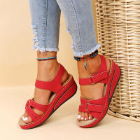 Sandalias Para Mujer 2024 Zapatos De Tacón Bajo Cómodo Cierre De Correa Transpirables Para Caminar Fiesta Zapatillas Muje - details 8