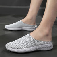 Zapatos Casuales De Malla Para Hombre Verano Transpirables Media Zapatos Comodidad Interior Exterior Parejas Moda Planos Antideslizantes Tamaño True Fit - details 14