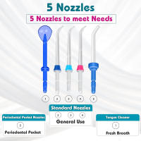 Waterpulse Electrodoméstico De Higiene Oral 800ML Con 5 Tiras De Limpieza Dental Flosser Automático Para Dientes - details 4