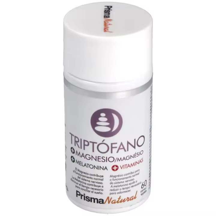 Prismas Natural Triptofano+Mg+Melatonina+Vitaminas 60Comp - 1