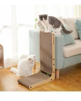 Juguete Para Gatos Madera Resistentes Al Desgaste Y Rasguños Poste De Entrenamiento Para Uñas Sofá Juego De Madera Para Gatos - details 20