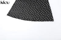 Vestido Clásico De Moda Para Mujer Kliou Point Con Tirantes Spaghetti Y Corte Trasero Sin Espalda Ajustado a La Figura Traje De Moda Para Mujer De Verano - details 6
