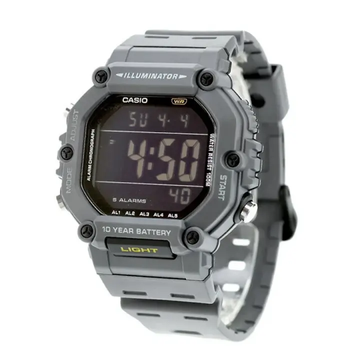 ​reloj deportivo hombre Casio  AE-1600H-8BV  54,1 × 49,7 × 15,9 mm 10 años batería 100m WR 5 alarmas - 1