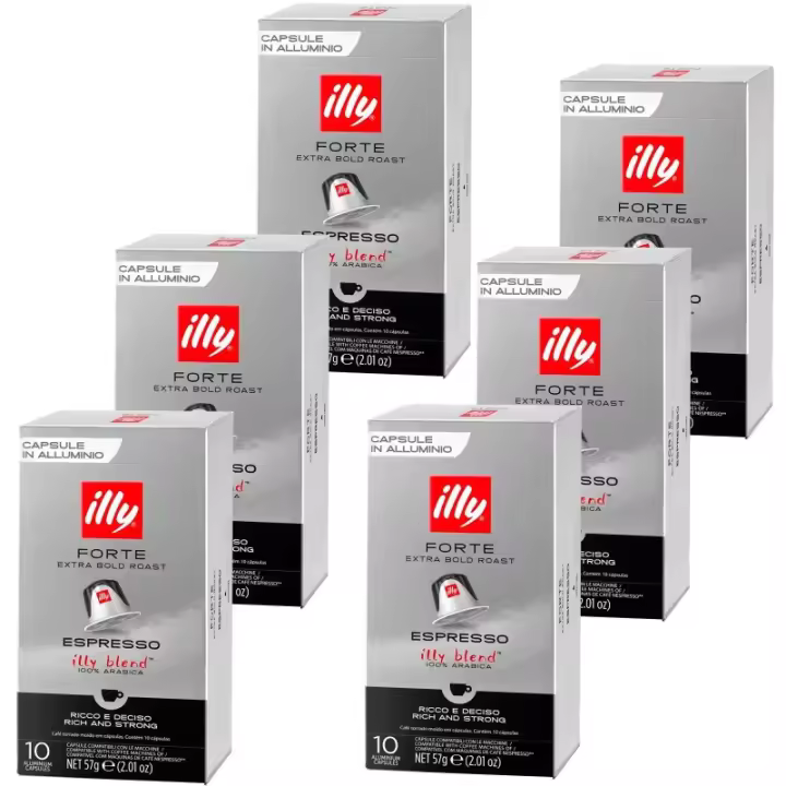 Forte Espresso Illy 60 cápsulas de café compatibles con Nespresso 8003753158709 - 1